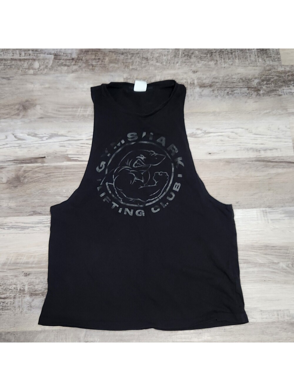 Gymshark Tank Top Mens Large Muscle Tee Black